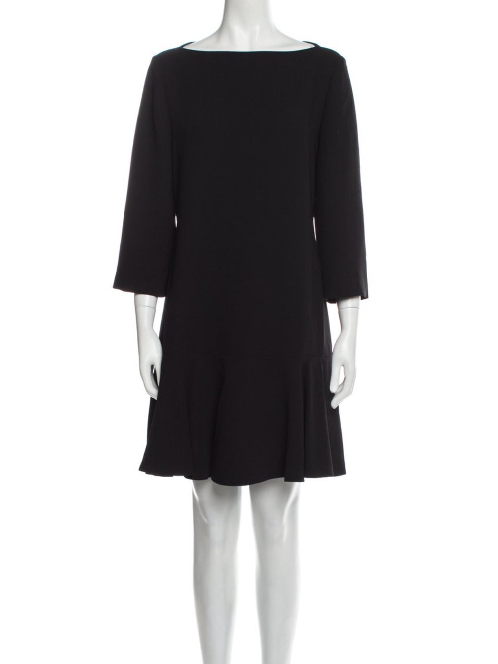 kate spade Black Long-Sleeve Flared Hem Dress